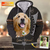 Joycorners Golden Retriever Love 3D Custom Name And Dog Full Print Shirts