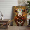 Joycorner Hereford Cow Christmas Lights 3D Wrapped Canvas