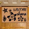 Joycorners Turtle Doormat, Turtles Welcome Ohana Gift For Turtle Lovers, New Home Gift, Housewarming Gift, Turtle Decor LM0210