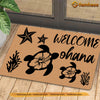 Joycorners Turtle Doormat, Turtles Welcome Ohana Gift For Turtle Lovers, New Home Gift, Housewarming Gift, Turtle Decor LM0210