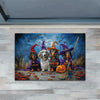 Joycorners Halloween Dachshund Dog Doormat, Ready To Bewitch, Doormat For Home Decor Housewarming Gift, Welcome Mat Gift For Dog Lovers LM0210