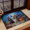 Joycorners Halloween Dachshund Dog Doormat, Ready To Bewitch, Doormat For Home Decor Housewarming Gift, Welcome Mat Gift For Dog Lovers LM0210