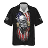Joycorners Skull Wrench T-Shirt, American Flag Design, Mechanic, Worker Gift, Unique Skull Graphic Tee for Men, Customizable Apparel, Cool Work Shirt PT2609