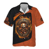 Joycorners Personalized Mechanic Shirt, Nobody Cares Work Harder, Flame Skull Design, Gift For Men PT2609