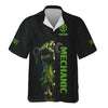 Joycorners Personalized Mechanic Shirt, I Will Not Quit I'm A Mechanic Till I Die, Zombie and Wrenches Design, Gift For Men PT2609