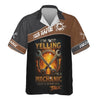 Joycorners Custom Name Mechanic Shirt I'm Not Yelling I'm A Mechanic That's How We Talk T Shirt PT2609