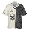 Joycorners Custom Name Mechanic Shirt Skull with Engine Piston Design Gear Pattern T Shirt All Over Printed PT2609
