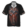 Joycorners Custom Name Mechanic Shirt Wrench The Cross with USA Flag Design T Shirt PT2609