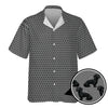Joycorners Funny Dog Mechanic Shirt, Dachshund and Wrench Pattern Printed Shirt Presents For Mechanics PT2609