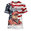 Joycorners Make Fishing Great Again Patriotic Fishing Shirt, American Flag Fishing Shirt, Fishing Shirts For Men