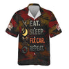 Joycorners Personalized Mechanic Shirt, Eat Sleep Fix Car Repeat, Funny Quote Design, Gift For Men PT2609