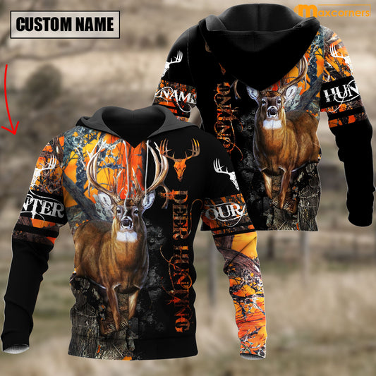 Joycorners Customized name Deer Hunting 3 3D Design All Over Printed