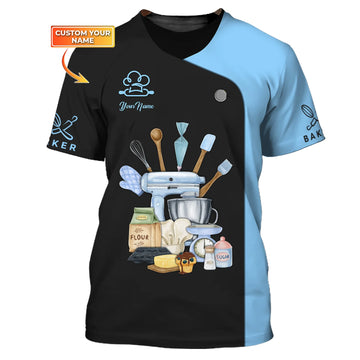 BAKER - Custom Bakery Shirt Gift For Baking & Cake Lover Printed Shirt