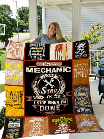 Joycorners Mechanic Just One More Car I Promise Quilt Blanket Great Customized Gifts For Birthday Christmas Thanksgiving Perfect Gifts For Mechanic
