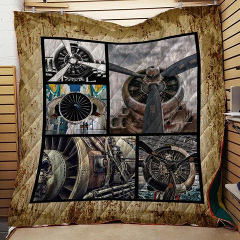 Joycorners Aircraft Mechanic Quilt Blanket Great Customized Gifts For Birthday Christmas Thanksgiving Perfect Gifts For Aircraft Mechanic Lover