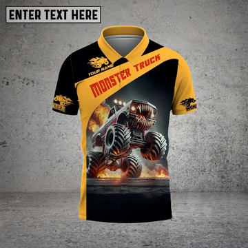 Joyconers Unisex Shirt - Custom Text Shirt Monster Truck