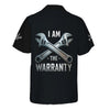 Joycorners Personalized Mechanic Shirt, I Am Warranty, Skull Funny Design, Gift For Men PT2609