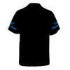 Joycorners Custom Name Mechanic Shirt Blue Flame Muscle Engine Piston Holding Wrench T Shirt PT2609