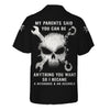 Joycorners Custom Name Mechanic Shirt, Funny My Parents Said You Can Be Anything So I Became A Mechanic And An Asshole Shirt, Gift Car Repair Worker PT2609