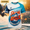 Joycorners Deep Blue Shark Attack, Unleashing The Beast Of The Deep Fishing UPF Shirts, Mens Fishing Shirts Long Sleeve