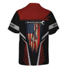 Joycorners Personalized Mechanic Shirt, Wrenches and America Flag Design, Mechanic Uniforms, Gift For Men PT2609