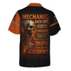 Joycorners Personalized T-Shirt Back Off I've Got Enough To Deal With Today Grim Reaper Design Shirt For Mechanics PT2609