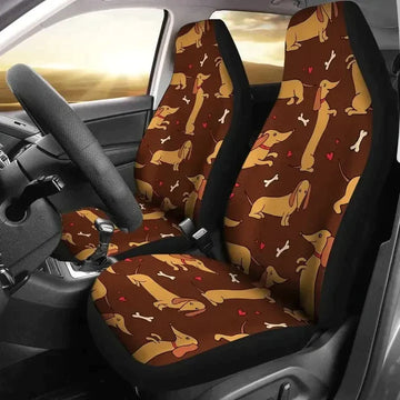 Joycorners Get In Sit Down Dachshund Seat Covers Universal Fit (2Pcs)