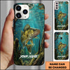 Joycorners Underwater Walleye Personalized Phone Case