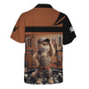 Joycorners Custom Name Funny Mechanic Cat Wearing Uniform Shirt All Over Printed Mechanic T Shirt PT2609