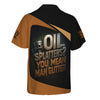 Joycorners Personalized Mechanic Shirt, Oil Splatters You Mean Man Glitter, Skull Mechanic Design, Gift For Men PT2609