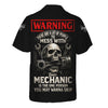 Joycorners Personalized Mechanic Shirt, Warning This Mechanic Is The One Person You May Wanna Skip, Gift For Men PT2609