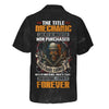 Joycorners Mechanic Skull Shirt, The Title Mechanic Can Not Be Inherited Nor Purchased Shirt, T-Shirt for Mechanics, Gearheads & Auto Workers PT2609
