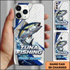 Joycorners Fishing Phone Case Splash Art Fishing Phone Case Custom Name (8 Fish Species)