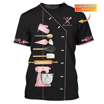BAKER - Custom Bakery Shirt Gift For Baking & Cake Lover Printed Shirt