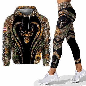Joycorners Hunting - Personalized Hoodie and Leggings LM2811
