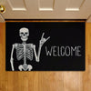 Joycorners Funny Halloween Doormat, Skeleton Welcome, Doormat For Home Decor Housewarming Gift, Welcome Mat Gift For Halloween Lovers LM0210