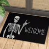 Joycorners Funny Halloween Doormat, Skeleton Welcome, Doormat For Home Decor Housewarming Gift, Welcome Mat Gift For Halloween Lovers LM0210