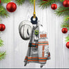 Joycorners Chief Firefighter Uniform Christmas Ornament, Custom Acrylic Firefighter Ornament for Him 2D Flat LM1811