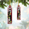 Joycorners Custom Firefighter Box Christmas Ornament for Fireman, Flat Acrylic Ornament for Firefighter 2D Flat LM1811