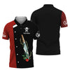 Joycorners Chef Custom Tee Shirt Chef Knife Tattoo 3D Shirts Cook Tshirt Chef Uniform Black & Red