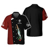 Joycorners Chef Custom Tee Shirt Chef Knife Tattoo 3D Shirts Cook Tshirt Chef Uniform Black & Red