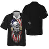 Joycorners Skull Wrench T-Shirt, American Flag Design, Mechanic, Worker Gift, Unique Skull Graphic Tee for Men, Customizable Apparel, Cool Work Shirt PT2609