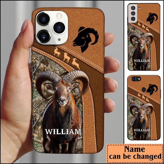 Joycorners Bighorn Sheep Hunting Personalized Name Phone Case LM1012