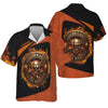 Joycorners Personalized Mechanic Shirt, Nobody Cares Work Harder, Flame Skull Design, Gift For Men PT2609