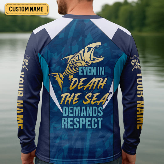 Joycorners Marlin Fishing SPF Shirts, Dead Man and The Sea Fishing Shirts For Men, Funny Fisherman Gift
