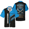 Joycorners Personalized Mechanic Shirt, The Title Mechanic I Have Earned With My Own Blood Sweat And Tears, Mechanic Uniforms, Gift For Men PT2609
