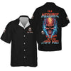 Joycorners Custom Name Skull Mechanic Shirt I'm A Mechanic Printed Jacket Hoodie All Over Print PT2609