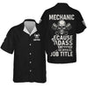 Joycorners Personalized Mechanic Shirt, Mechanic Because Badass Is Not An Official Job Title, Gift For Men PT2609