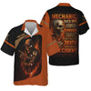 Joycorners Personalized T-Shirt Back Off I've Got Enough To Deal With Today Grim Reaper Design Shirt For Mechanics PT2609
