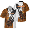 Joycorners Personalized Mechanic Shirt, Skull Wrench Flame Claw Design, Mechanic Uniforms, Gift For Men PT2609